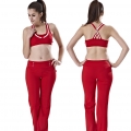 Yoga Workout clothes suits(Sexy Vest+Trousers)